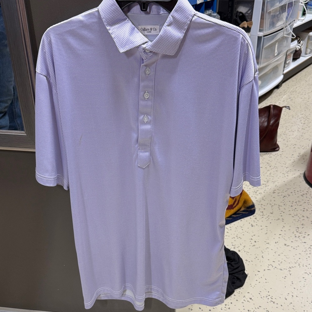 Collars and Co. Lavender Polo Shirt